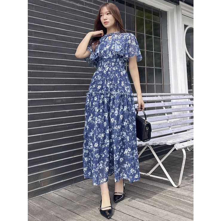 【復刻】Watercolorflowerワンピース | dazzlin | 詳細画像24 