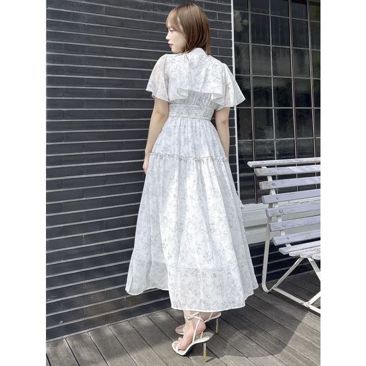 復刻】Watercolorflowerワンピース[品番：MKSW0064228]｜dazzlin