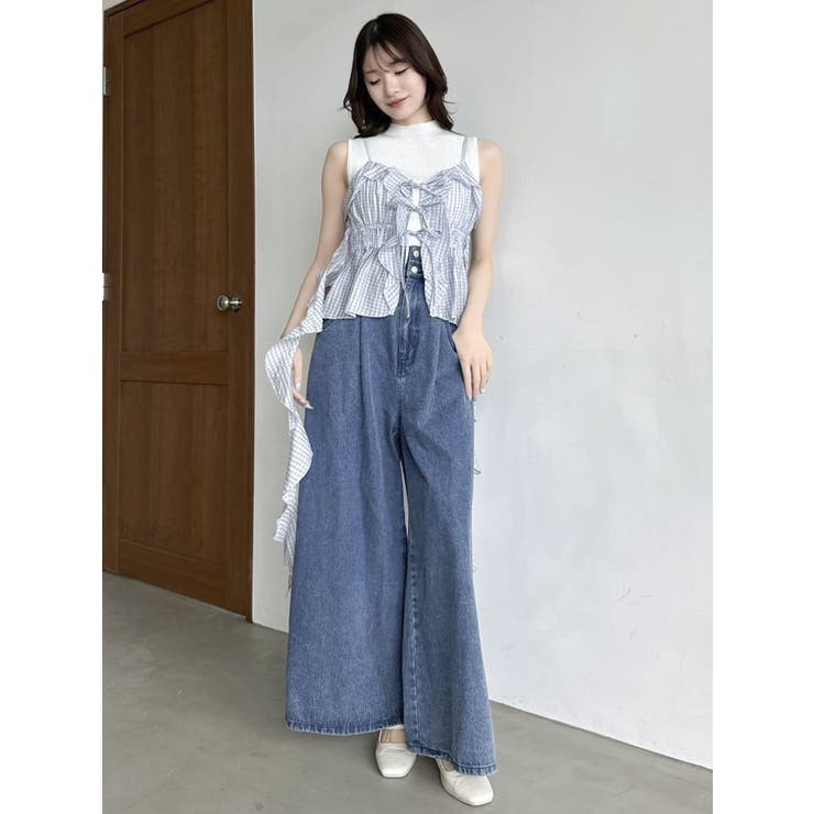 2WAYフルイドペプラムビスチェ | dazzlin | 詳細画像25 