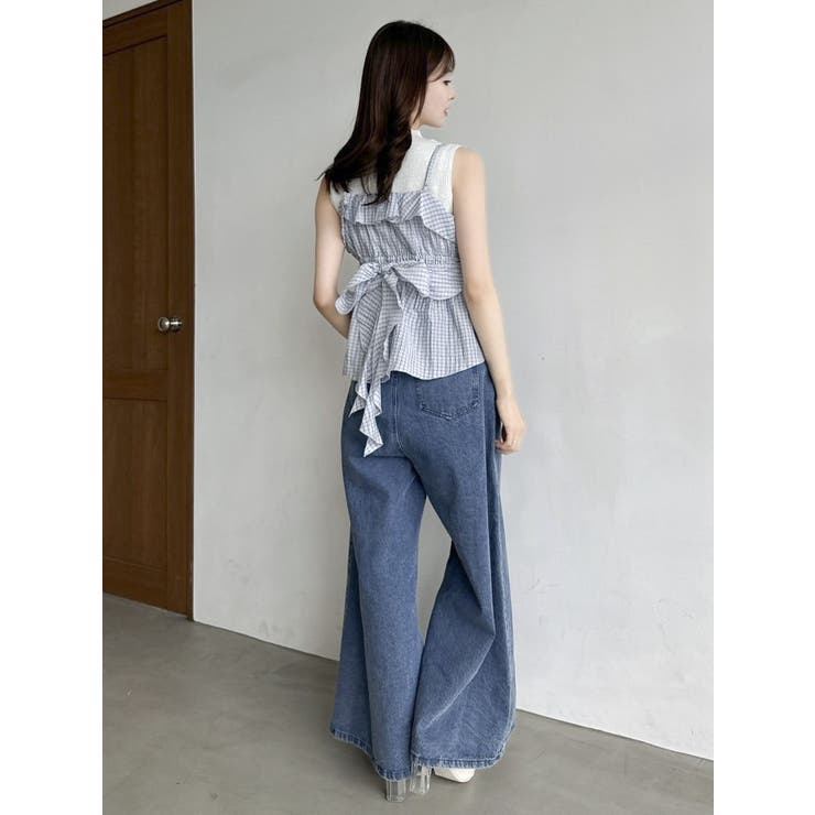 2WAYフルイドペプラムビスチェ | dazzlin | 詳細画像27 