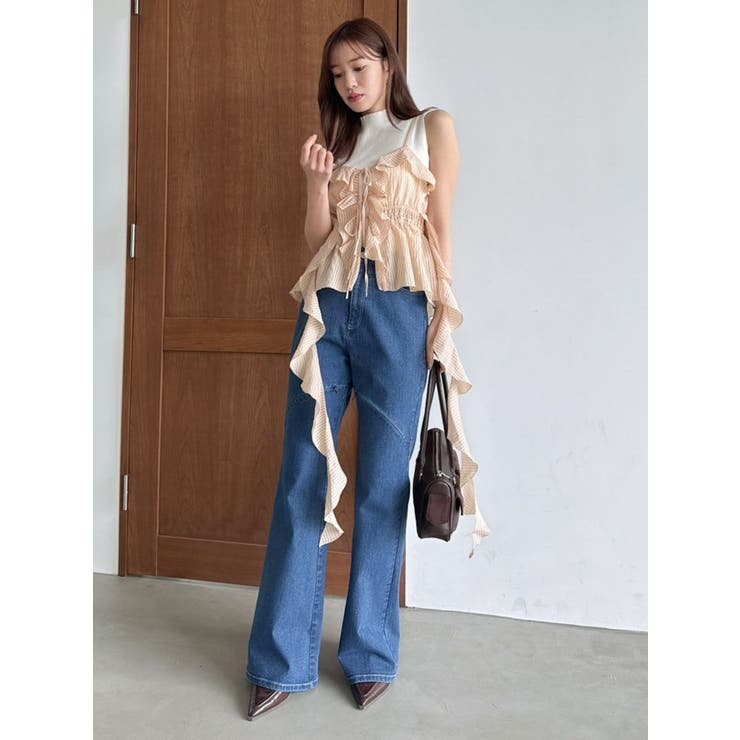 2WAYフルイドペプラムビスチェ | dazzlin | 詳細画像32 