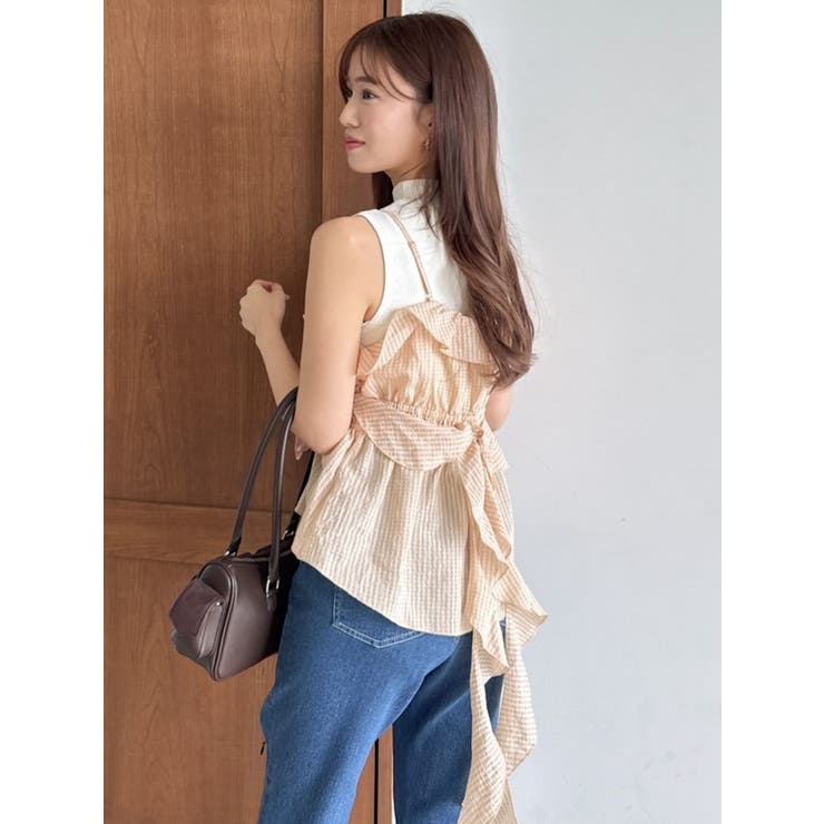 2WAYフルイドペプラムビスチェ | dazzlin | 詳細画像35 