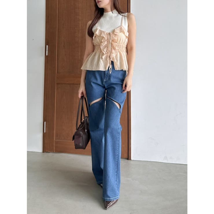 2WAYフルイドペプラムビスチェ | dazzlin | 詳細画像37 