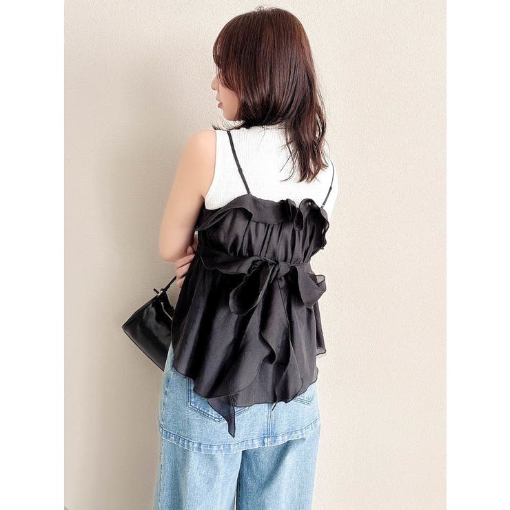 2WAYフルイドペプラムビスチェ | dazzlin | 詳細画像45 