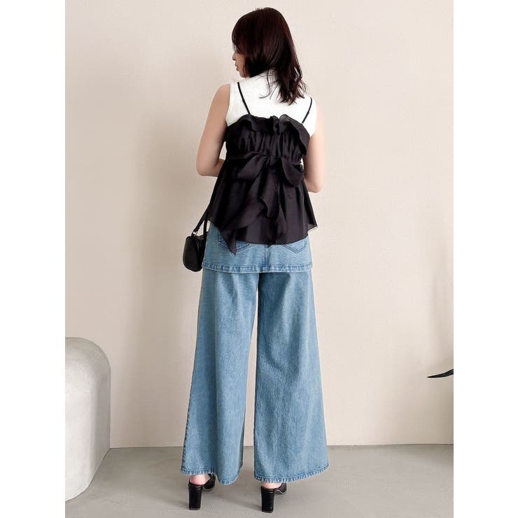 2WAYフルイドペプラムビスチェ | dazzlin | 詳細画像47 