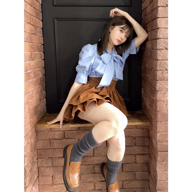 ペプラムタックボウタイブラウス | dazzlin | 詳細画像27 