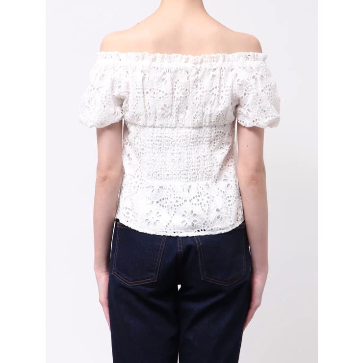 2WAYバルーンスリーブコットンレースブラウス | dazzlin | 詳細画像22 