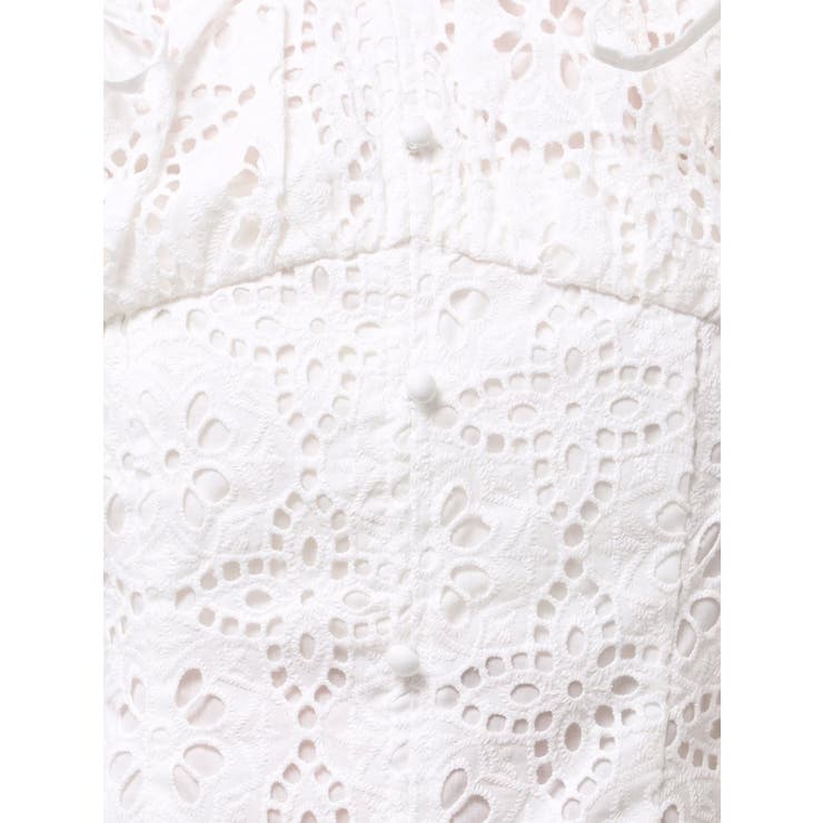 2WAYバルーンスリーブコットンレースブラウス | dazzlin | 詳細画像31 