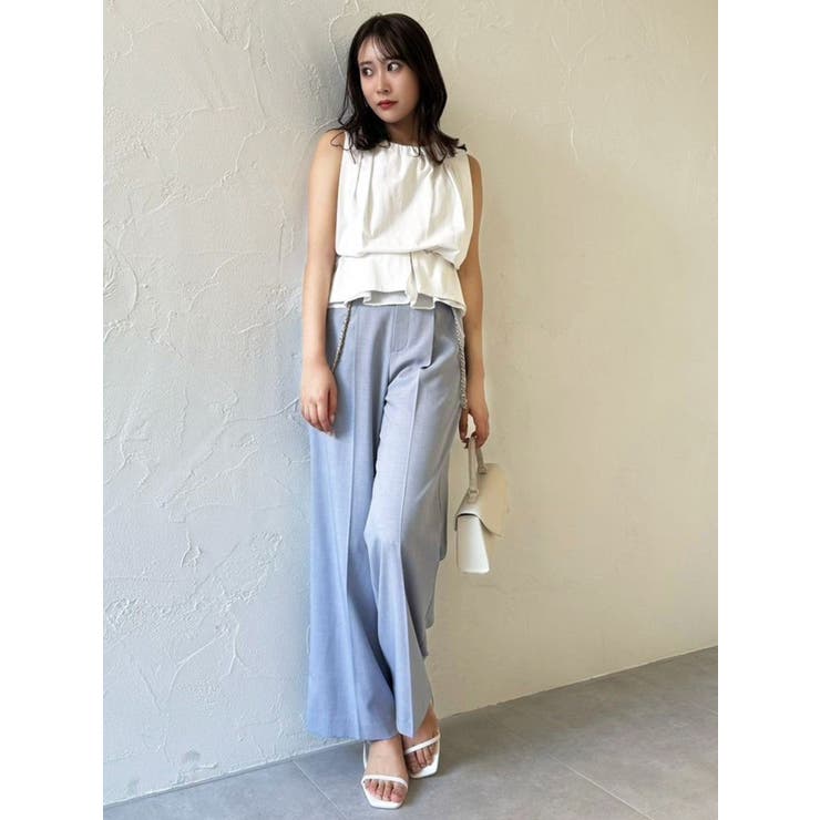 ハイウエストチェーンサス付パンツ | dazzlin | 詳細画像11 