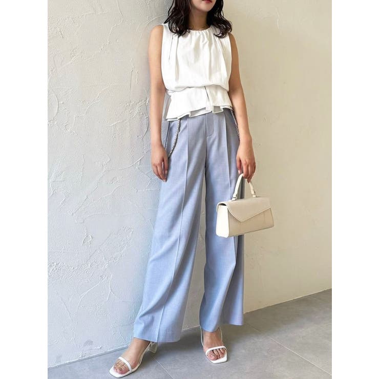 ハイウエストチェーンサス付パンツ | dazzlin | 詳細画像14 