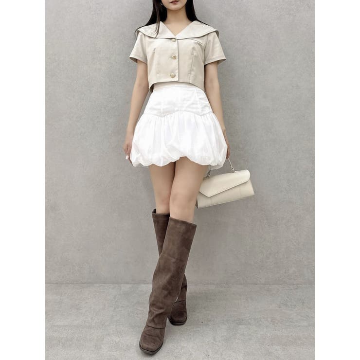 バリエバルーンミニスカート | dazzlin | 詳細画像33 