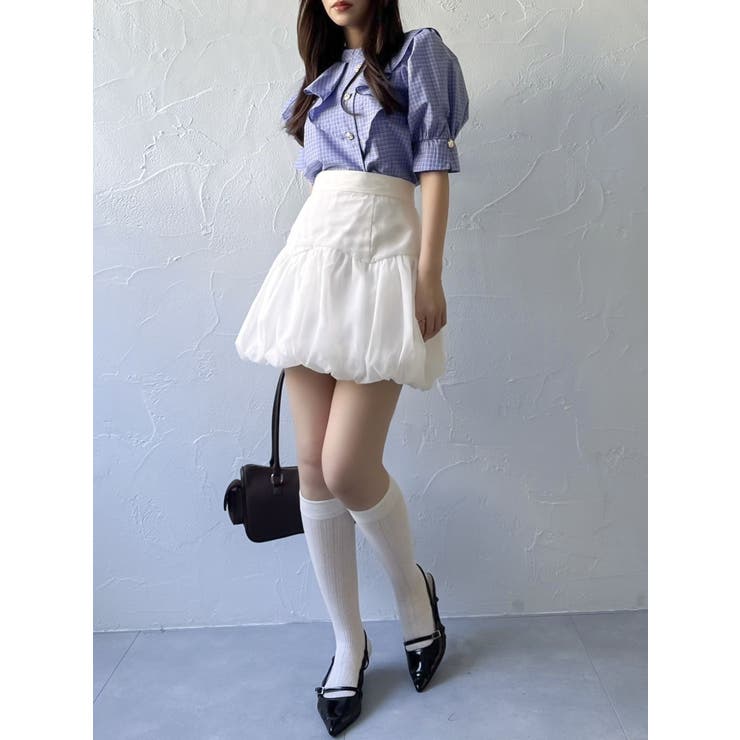 バリエバルーンミニスカート | dazzlin | 詳細画像49 