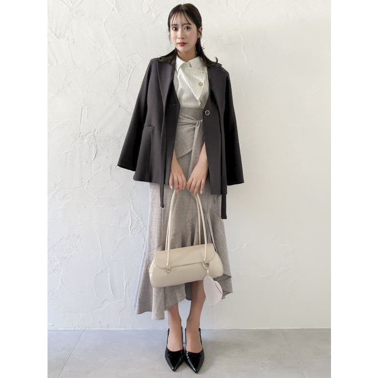 ラップマーメイドラインスカート | dazzlin | 詳細画像18 