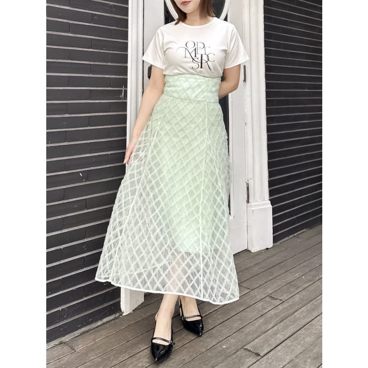 チェックチュールコルセットスカート | dazzlin | 詳細画像24 