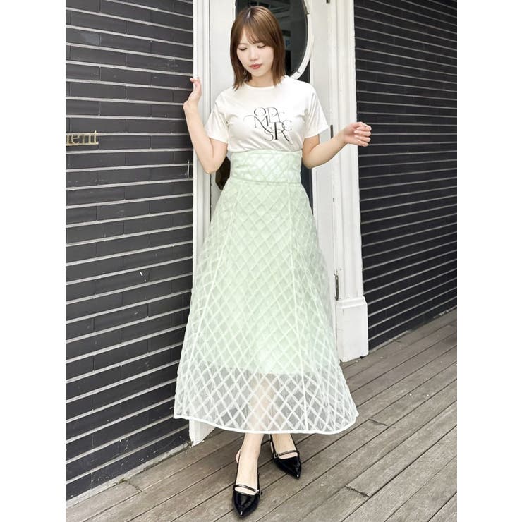 チェックチュールコルセットスカート | dazzlin | 詳細画像26 