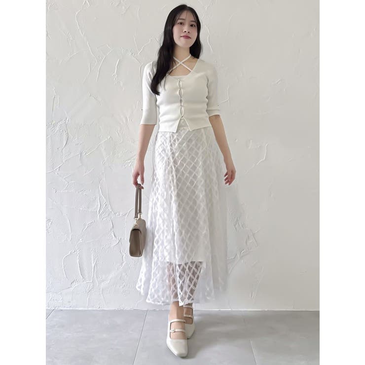 チェックチュールコルセットスカート | dazzlin | 詳細画像31 