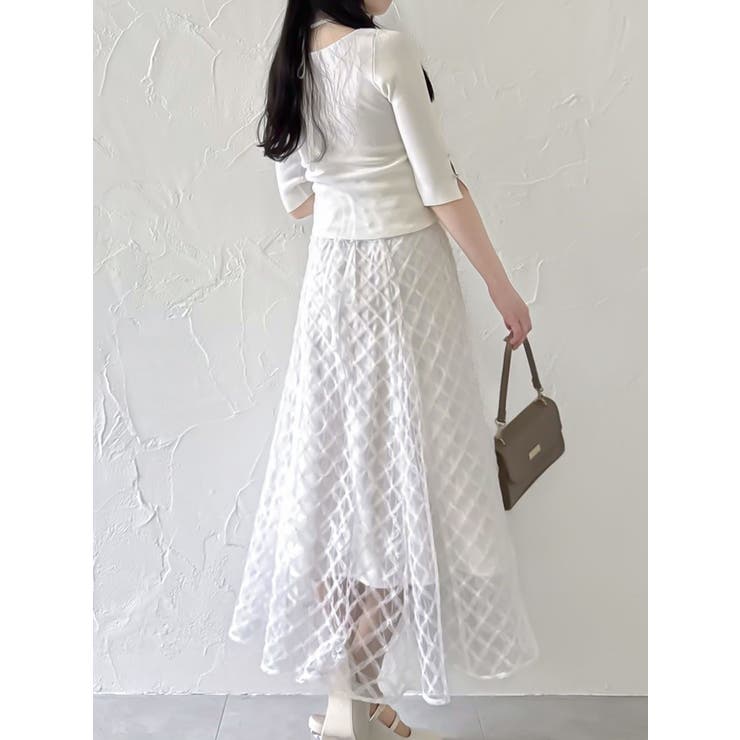 チェックチュールコルセットスカート | dazzlin | 詳細画像32 