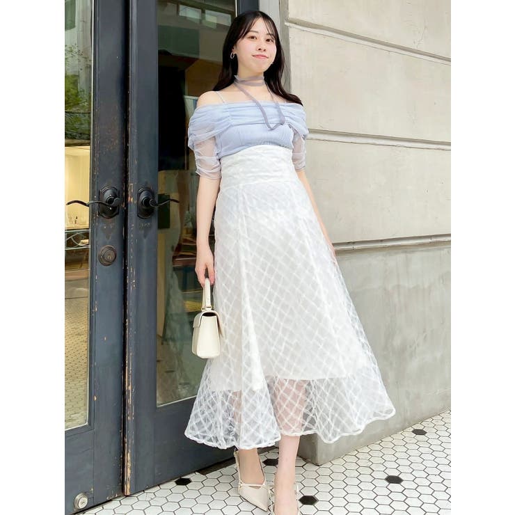 チェックチュールコルセットスカート | dazzlin | 詳細画像39 