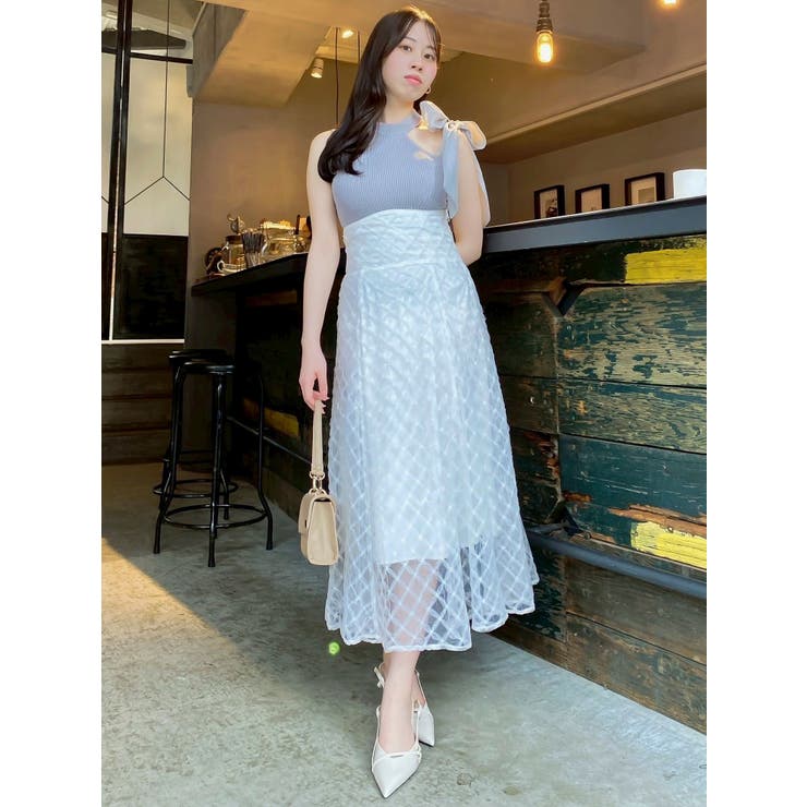 チェックチュールコルセットスカート | dazzlin | 詳細画像42 