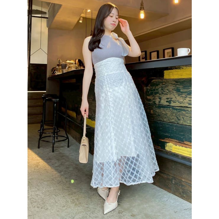 チェックチュールコルセットスカート | dazzlin | 詳細画像44 