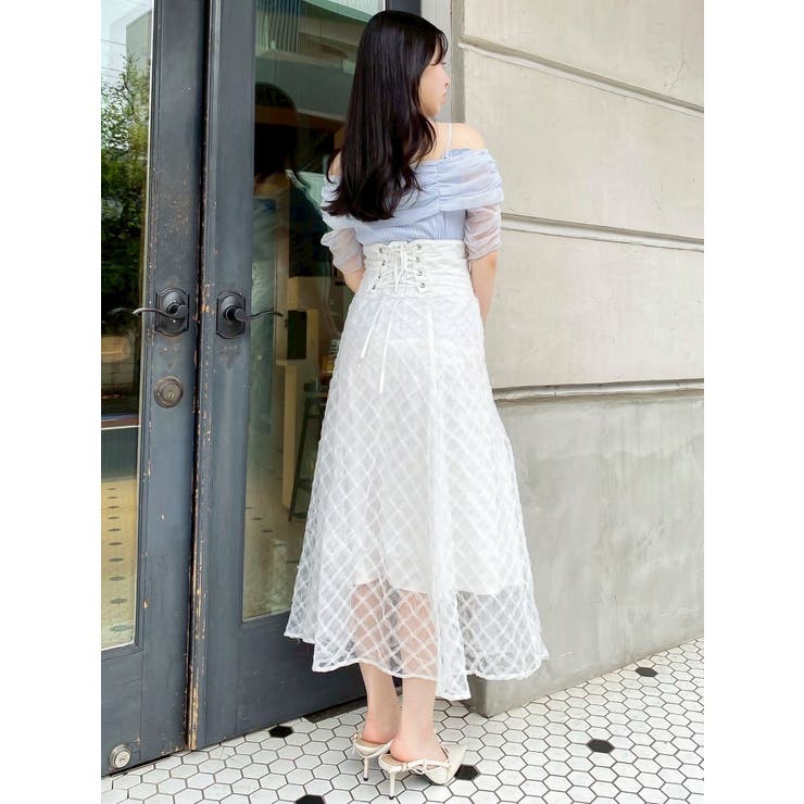 チェックチュールコルセットスカート | dazzlin | 詳細画像49 