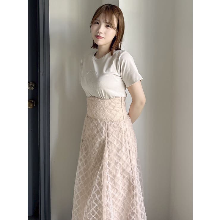 チェックチュールコルセットスカート | dazzlin | 詳細画像6 