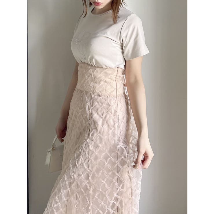 チェックチュールコルセットスカート | dazzlin | 詳細画像7 