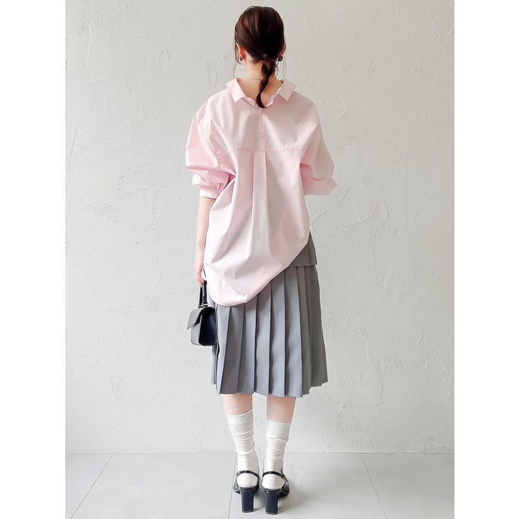 【POLO BCSコラボ/再生産】レイヤードプリーツミディスカート | dazzlin | 詳細画像22 