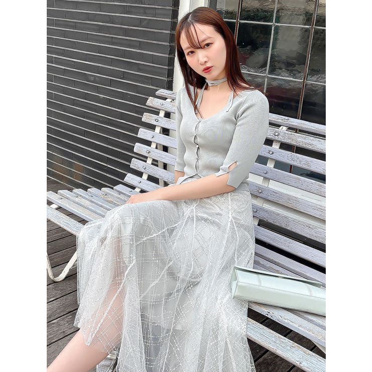 ハーフスリーブレイヤードカーデトップス | dazzlin | 詳細画像32 