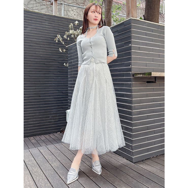 ハーフスリーブレイヤードカーデトップス | dazzlin | 詳細画像33 