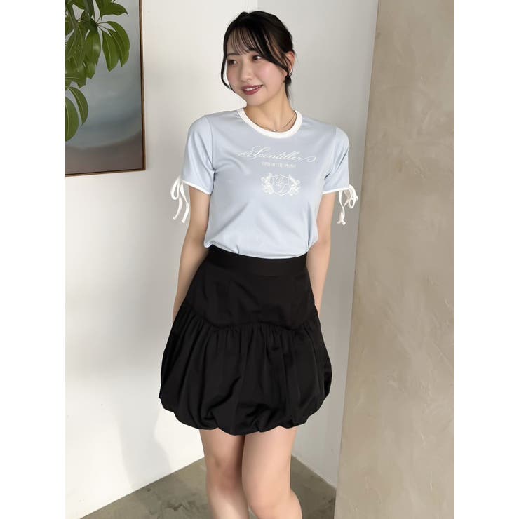 リボンスリーブロゴTシャツ | dazzlin | 詳細画像26