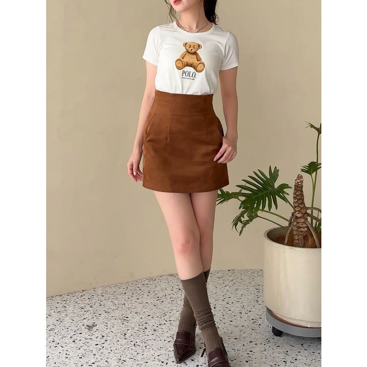 【POLO BCSコラボ/再生産】ベアモチーフコンパクトTシャツ | dazzlin | 詳細画像10 