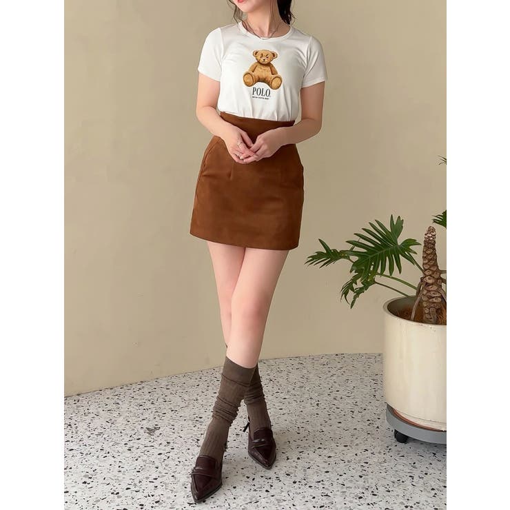 【POLO BCSコラボ/再生産】ベアモチーフコンパクトTシャツ | dazzlin | 詳細画像12 