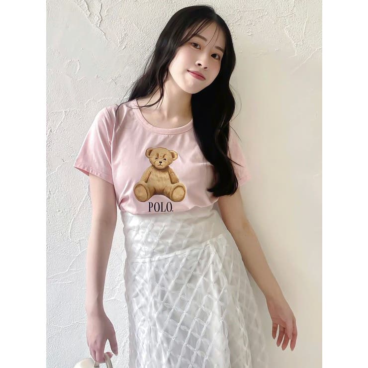 【POLO BCSコラボ/再生産】ベアモチーフコンパクトTシャツ | dazzlin | 詳細画像19 