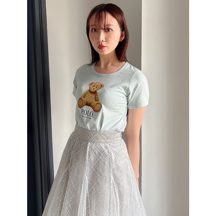 【POLO BCSコラボ/再生産】ベアモチーフコンパクトTシャツ | dazzlin | 詳細画像32 