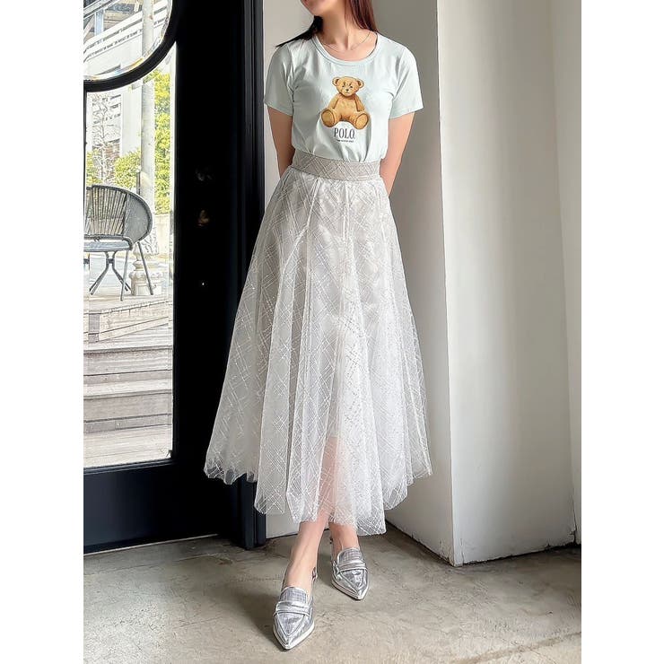 【POLO BCSコラボ/再生産】ベアモチーフコンパクトTシャツ | dazzlin | 詳細画像35 