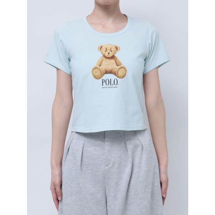 【POLO BCSコラボ/再生産】ベアモチーフコンパクトTシャツ | dazzlin | 詳細画像40 