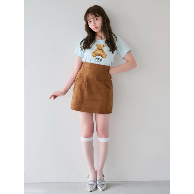 【POLO BCSコラボ/再生産】ベアモチーフコンパクトTシャツ | dazzlin | 詳細画像5 