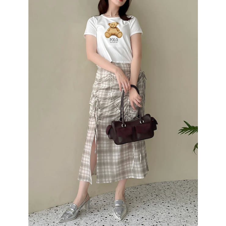 【POLO BCSコラボ/再生産】ベアモチーフコンパクトTシャツ | dazzlin | 詳細画像7 