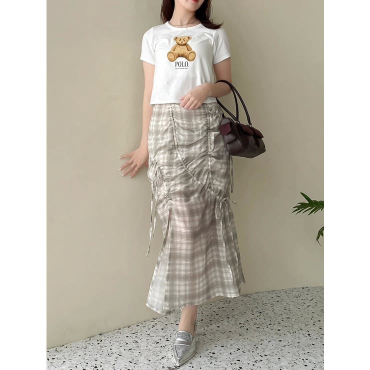 【POLO BCSコラボ/再生産】ベアモチーフコンパクトTシャツ | dazzlin | 詳細画像8 