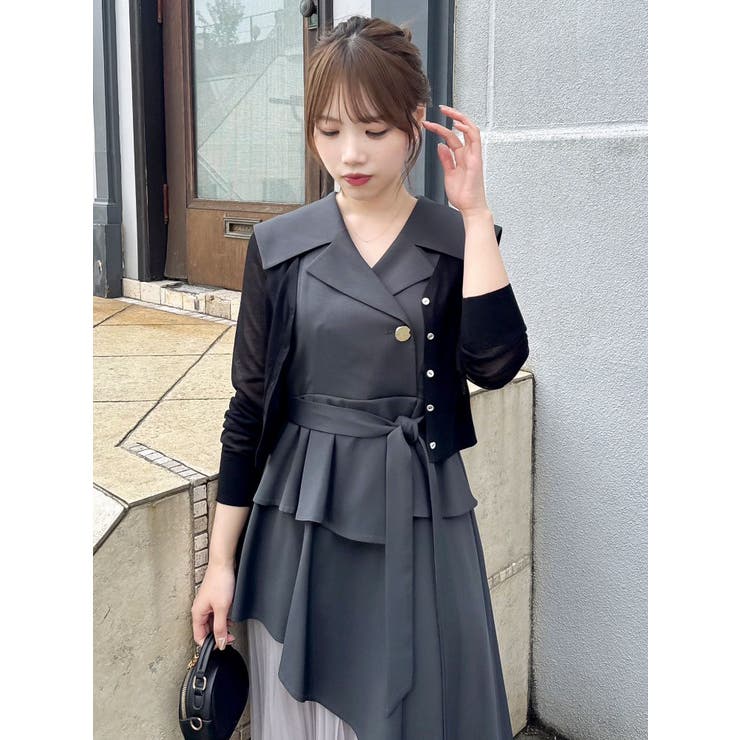 ラメシアーシンプルニットカーディガン | dazzlin | 詳細画像2 