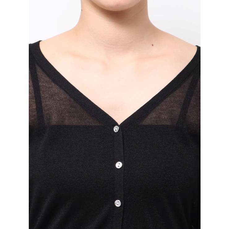 ラメシアーシンプルニットカーディガン | dazzlin | 詳細画像22 