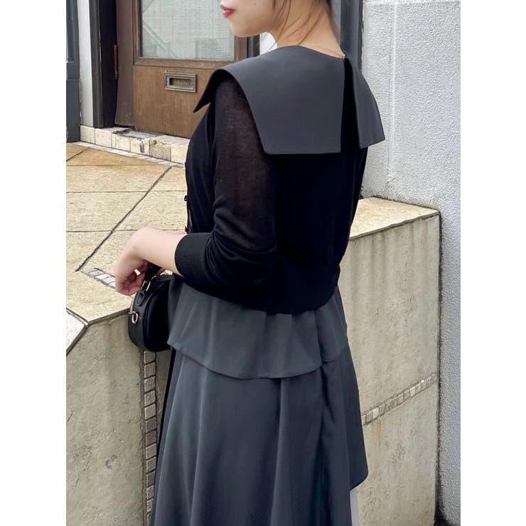 ラメシアーシンプルニットカーディガン | dazzlin | 詳細画像3 