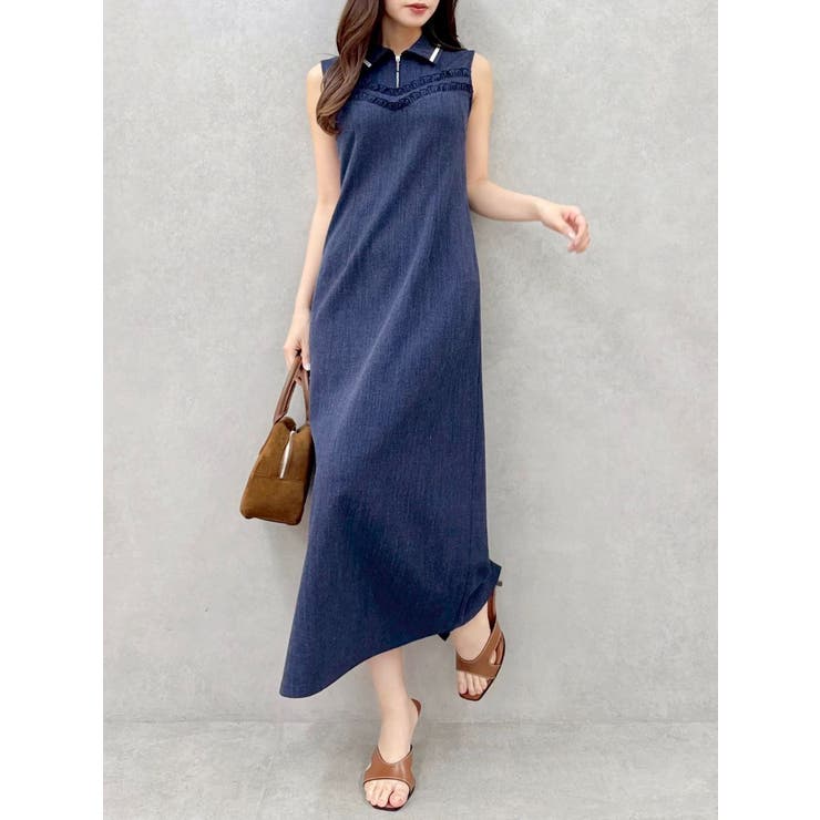 フチフリルレイヤードワンピース | dazzlin | 詳細画像15 