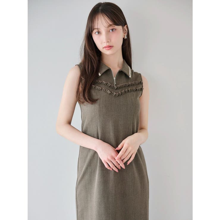 フチフリルレイヤードワンピース | dazzlin | 詳細画像3 