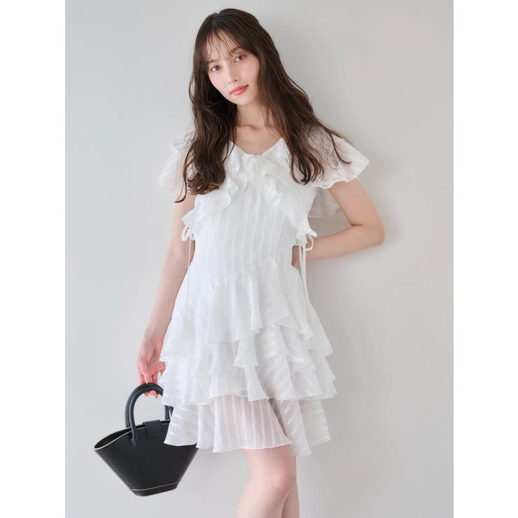 バリエフルイドミニワンピース | dazzlin | 詳細画像11 