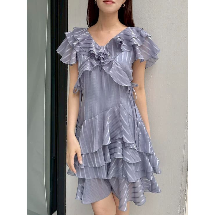 バリエフルイドミニワンピース | dazzlin | 詳細画像34 