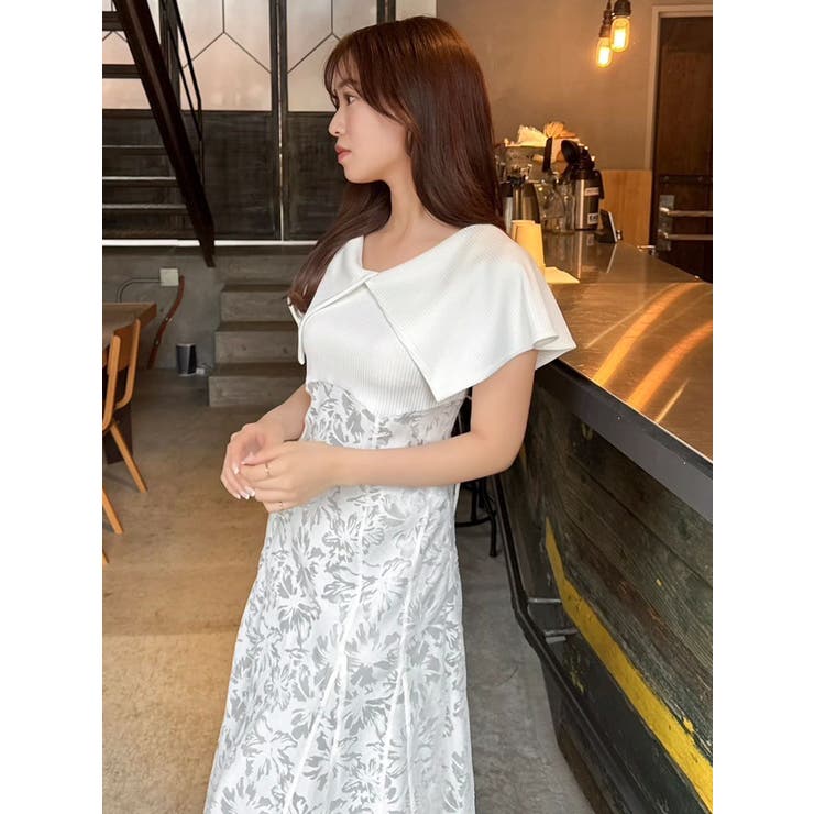 オパールフラワーコルセットワンピース | dazzlin | 詳細画像10 