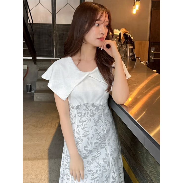 オパールフラワーコルセットワンピース | dazzlin | 詳細画像12 