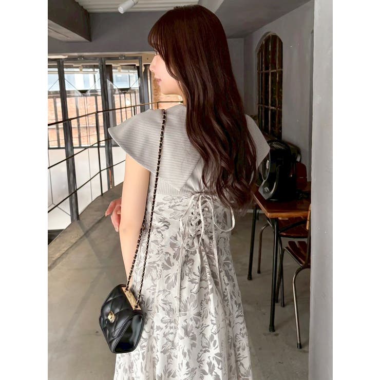 オパールフラワーコルセットワンピース | dazzlin | 詳細画像18 